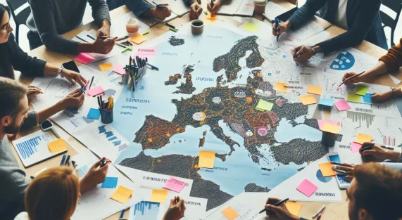 Visuel Concours de cartographie 2024  "L’Europe face à ses défis"