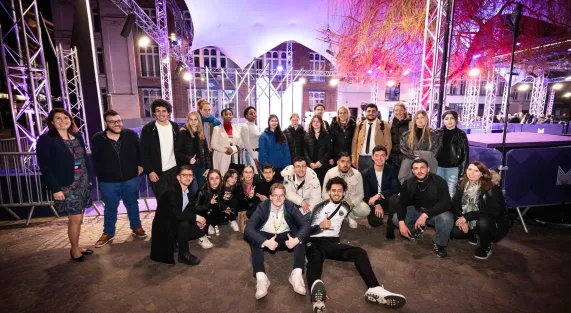 Les participantes et participants lors du festival SériesMania