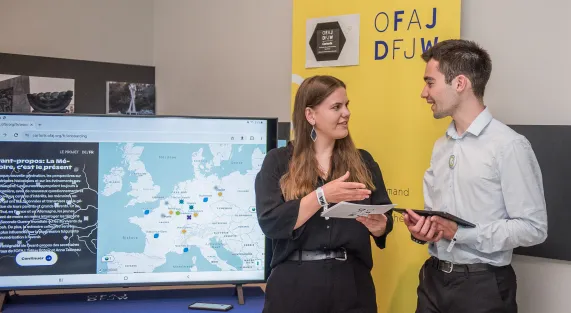 Deux Jeunes Ambassadrices et Ambassadeurs OFAJ ont présenté Cartorik