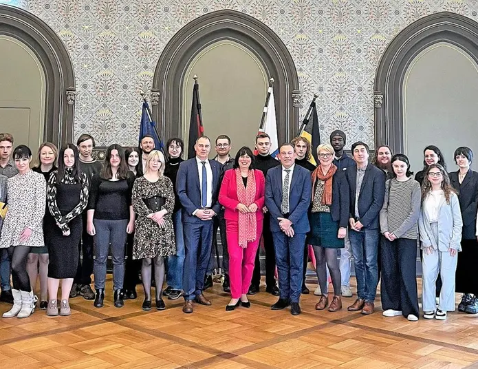 Photo de groupe du programme "L’Europe commence dans ta ville !"