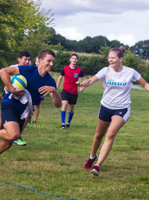 Jugendliche beim Sport