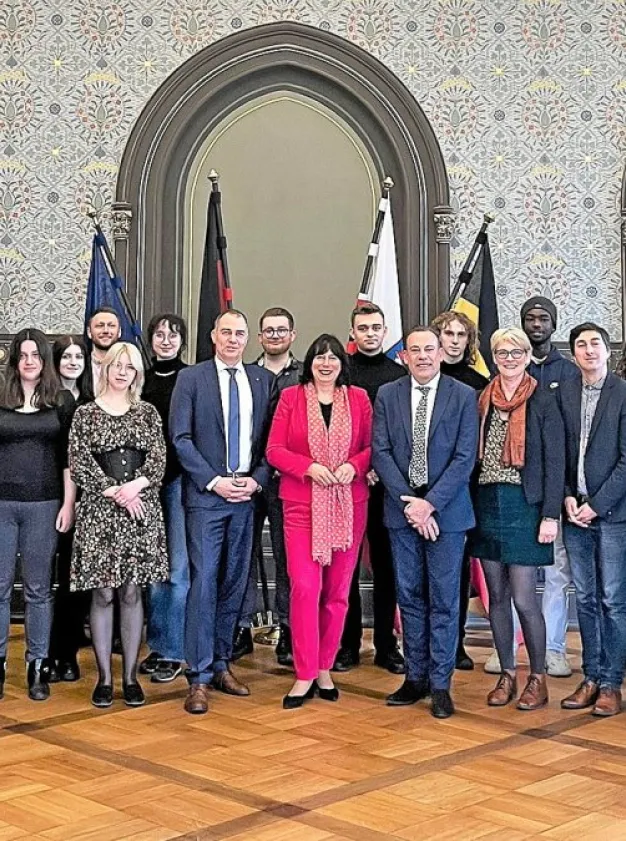 Photo de groupe du programme "L’Europe commence dans ta ville !"