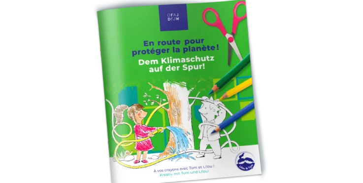 Malbuch Umwelt mit Tom und Lilou