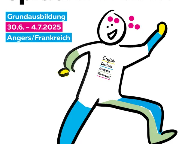 Sprachanimation Grundausbildung 30.06. bis 04.07.2025 in Angers, Frankreich 