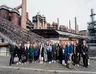 Les participantes et participants devant la Völklinger Hütte
