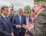 Macron und Steinmeier mit Tobias Bütow und Anne Tallineau