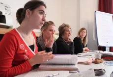 Des participantes parlent de leur travail
