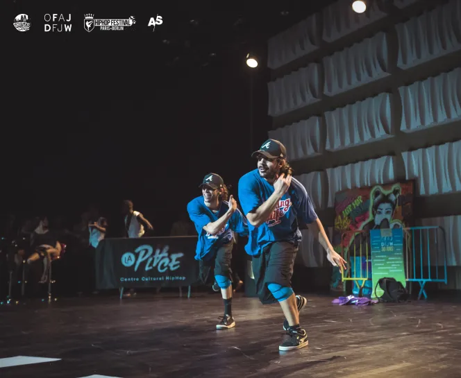 Tänzer beim HipHop Festival Paris-Berlin