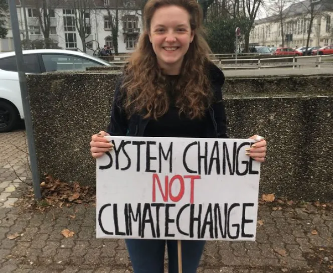 system change not climate change