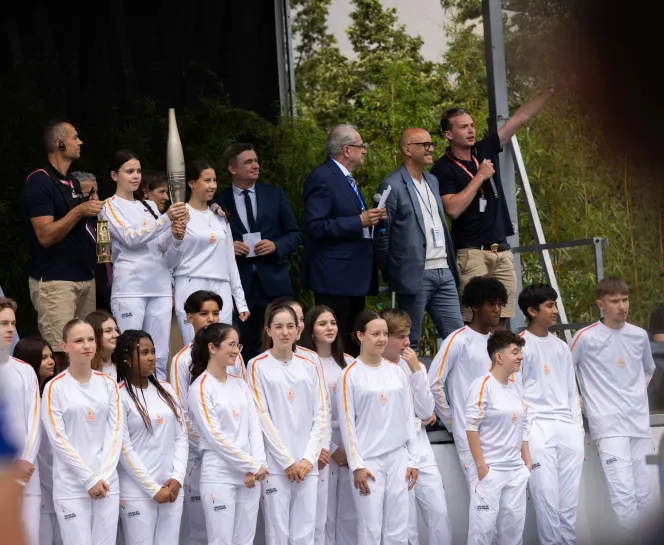 Relais de la flamme olympique franco-allemand